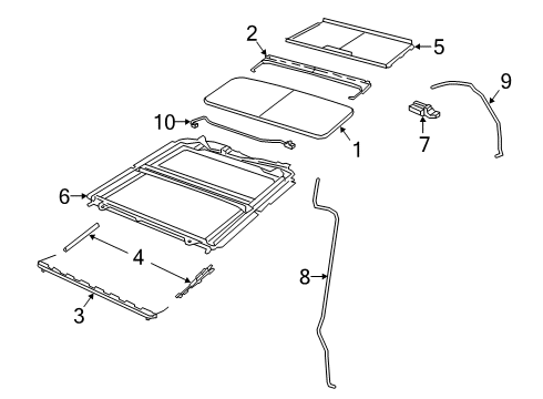 2022 Ram 3500 Sunroof Diagram 1