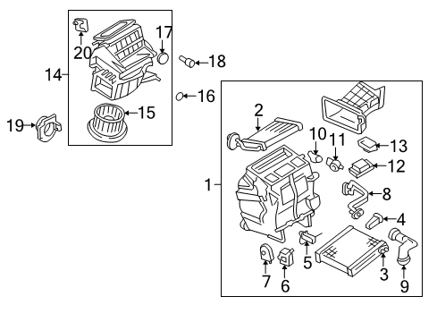 Wheel-Heater Diagram for MR360869