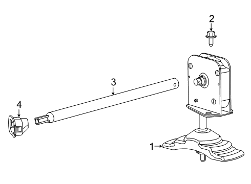 2022 Ram 2500 Spare Tire Carrier Diagram 2