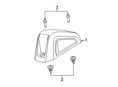 2022 Ram ProMaster 2500 Clearance Lamps Diagram