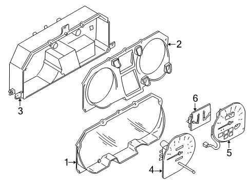 Lens-Combination Meter Diagram for MR506539