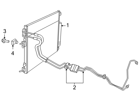 2022 Dodge Challenger Trans Oil Cooler Diagram 1