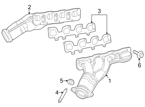 2023 Chrysler 300 Exhaust Manifold Diagram 1