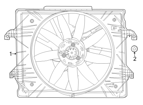 2024 Jeep Grand Wagoneer L Cooling Fan Diagram
