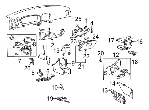Lighter A-Lighter Assembly Diagram for 951103B100