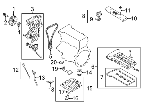 Assembly-Oil-Assembly-Oil Level Diagram for 266112B000