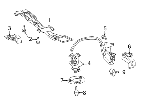 2022 Ram ProMaster 2500 Spare Tire Carrier Diagram 3