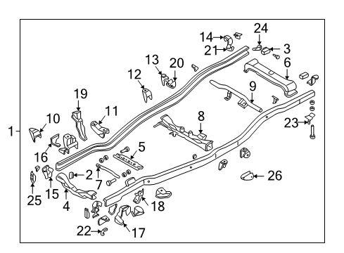 Housing-Traction Diagram for MR496558