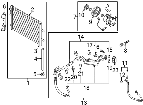 Radiator Diagram for 977981R100