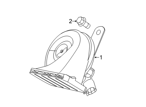 2022 Ram ProMaster 2500 Horn Diagram
