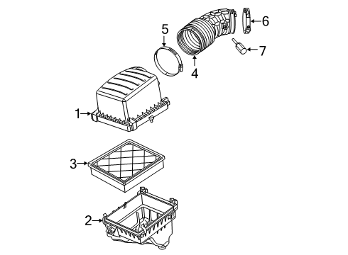 2023 Dodge Durango Filters Diagram 3