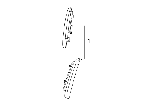 2022 Dodge Charger Side Marker Lamps Diagram 1