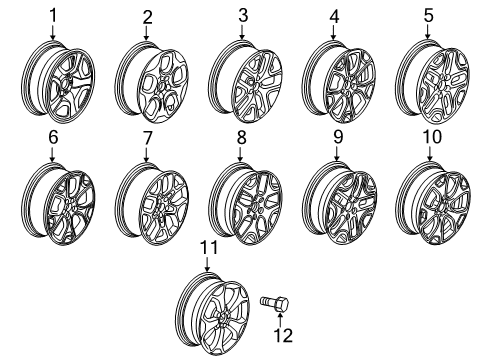 2022 Jeep Renegade Wheels Diagram