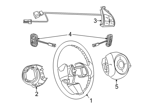 Wheel-Steering Diagram for 1VN07LW9AE