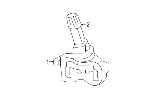 2022 Chrysler Voyager Tire Pressure Monitoring Diagram