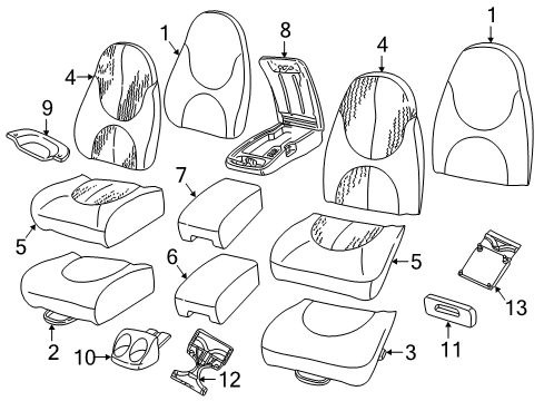 Cover-Cushion Diagram for TW781K5AA