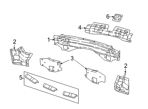 2023 Dodge Durango Rear Body Panel Diagram