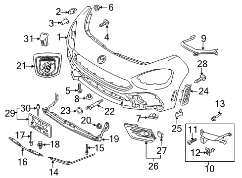 Cover-HEADLAMP Washer Diagram for 6LE61RB1AA