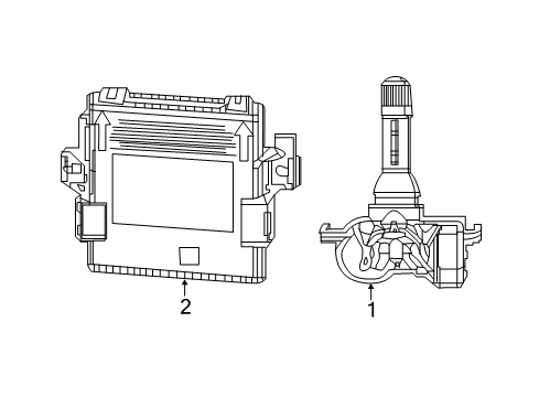 2022 Jeep Compass Tire Pressure Monitoring Diagram