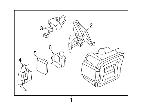 2022 Jeep Wrangler Combination Lamps Diagram 2