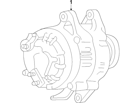 2022 Jeep Wrangler Alternator Diagram 1