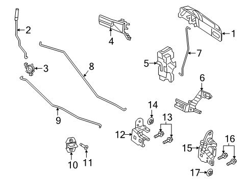 2021 Ram 2500 Lock & Hardware Diagram 2