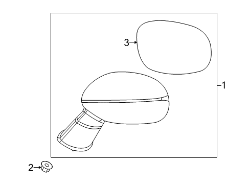 2022 Dodge Challenger Mirrors Diagram