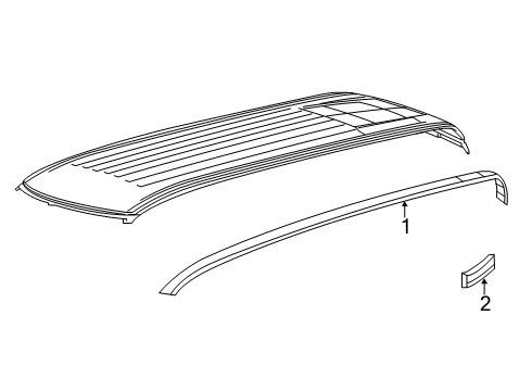 2022 Ram 2500 Exterior Trim - Cab Diagram 2