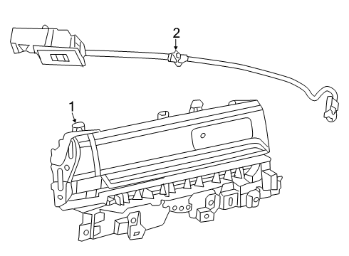 2022 Ram 3500 Glove Box Diagram 2
