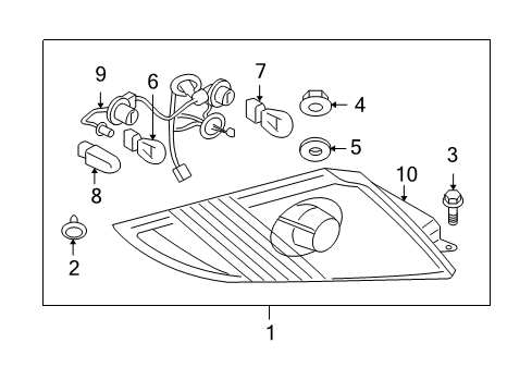 Lamp Pkg-Combination Diagram for 8330A248