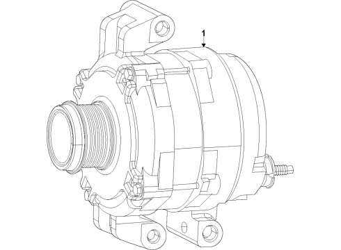 2022 Ram ProMaster City Alternator Diagram 1