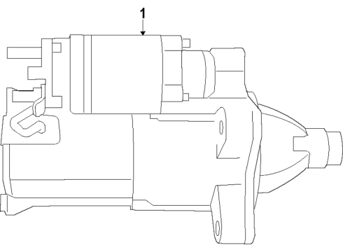 2022 Jeep Wrangler Starter Diagram
