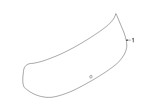 2022 Jeep Renegade Glass - Lift Gate Diagram