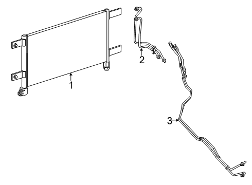 2022 Ram 3500 Trans Oil Cooler Diagram 1
