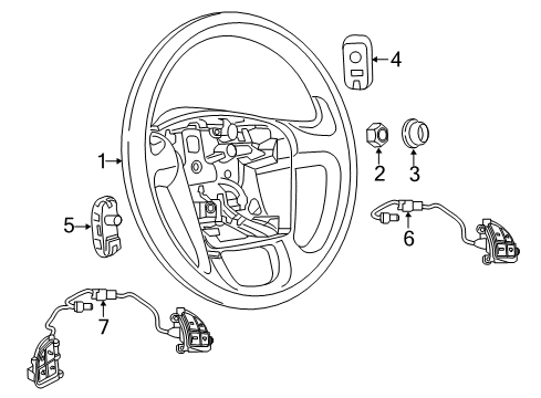 2022 Ram ProMaster City Steering Column & Wheel, Steering Gear & Linkage Diagram 5