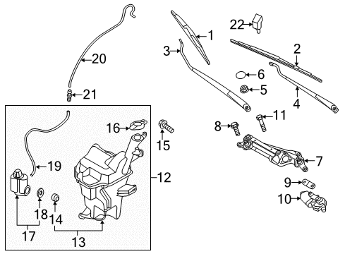 Pump Assembly-Pump Assembly-Washer Diagram for 986101R000