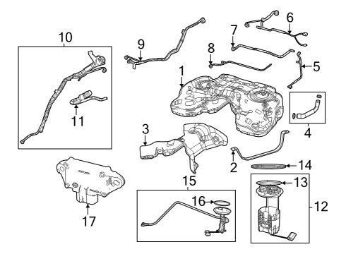 2023 Jeep Grand Cherokee FUEL VAPOR Diagram for 68538124AC