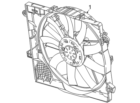 2024 Jeep Wrangler Cooling Fan Diagram 1