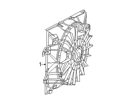 2022 Ram 1500 Classic Cooling System, Radiator, Water Pump, Cooling Fan Diagram 1