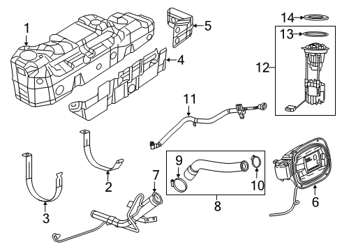 2023 Ram 1500 Fuel System Components Diagram 2