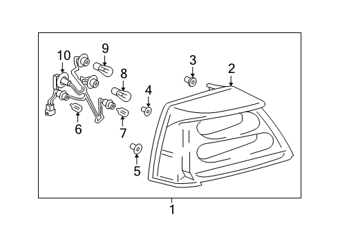 Lamp Pkg-Combination Diagram for 8330A341