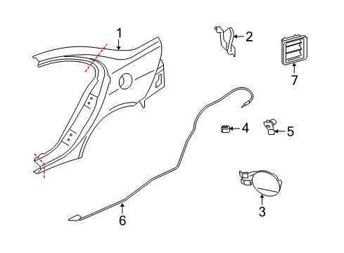 Bracket-Quarter Diagram for 5301F437