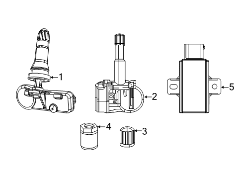 2022 Dodge Durango Tire Pressure Monitoring Diagram