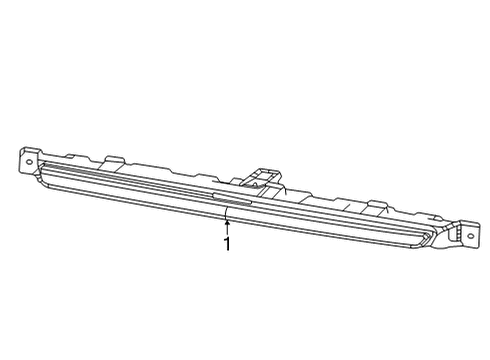 2022 Jeep Grand Cherokee L High Mount Lamps Diagram