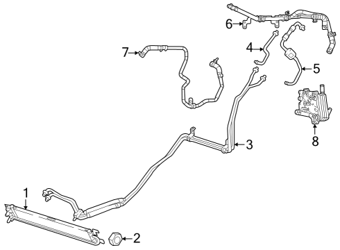 2022 Jeep Gladiator Oil Cooler Diagram 2