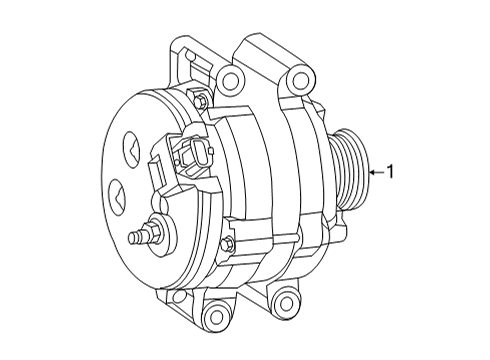 2022 Jeep Grand Cherokee L Alternator Diagram 2