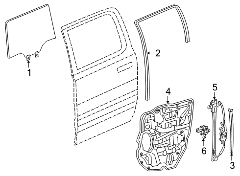2023 Ram 1500 Rear Door Diagram 2