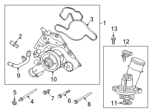 2022 Ram 3500 Water Pump Diagram 1