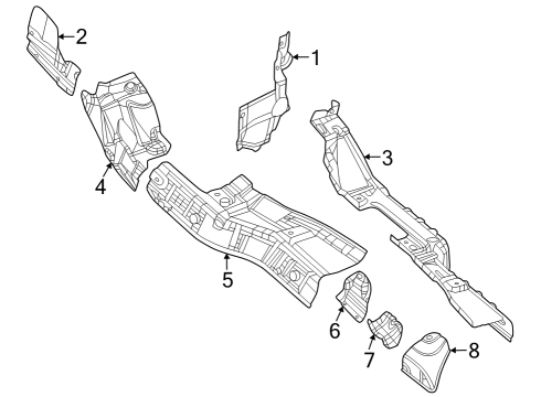 2023 Dodge Durango Heat Shields Diagram 4