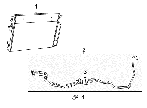 2022 Chrysler 300 Trans Oil Cooler Diagram 1